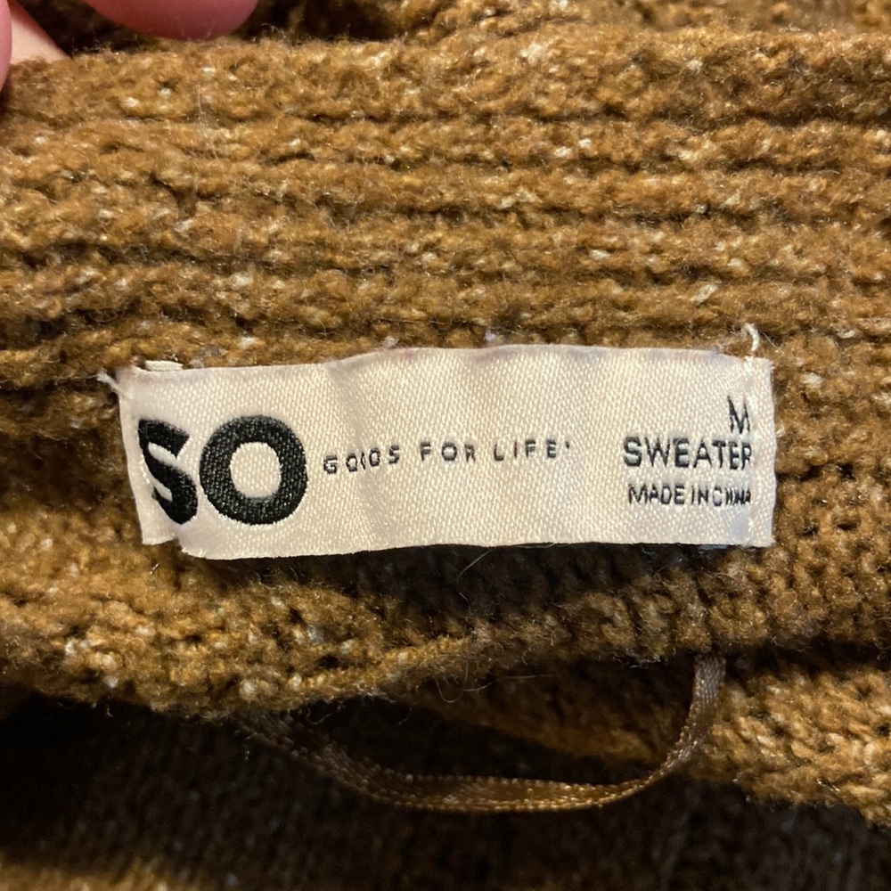 Cropped Tie Front Knit V Neck Lightweight Sweater - Picture 9 of 9
